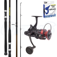 Fishing Rod and Reel Set Daiwa Crossfire Fishing Rod + Daiwa RX LT 2500  Reel