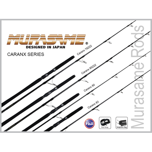 Murasame Caranx Spinning Rods [Model: 7'8" / PE 6-10 / 2pce / Popping 78222]