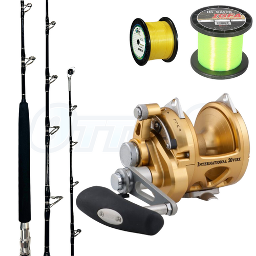 15kg Gamefishing Combo Penn International 20W and Fishfinder Custom Series