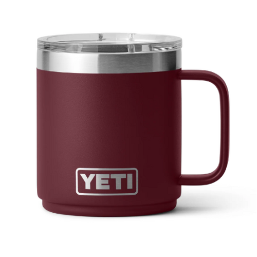 Yeti Rambler 10oz (296ml) Stackable Mug w/ Magslider Lid Wine Vine Red