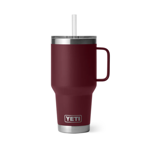 Yeti Rambler 35oz (1L) Straw Mug Wine Vine Red