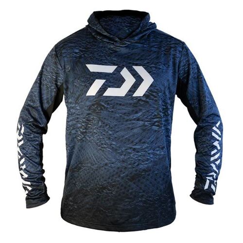 HOODED RIPPLE JERSEY- NAVY [Size: 2XL]