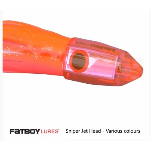 FatBoy Sniper Jet 8" Rigged Skirted Trolling Fishing Lure