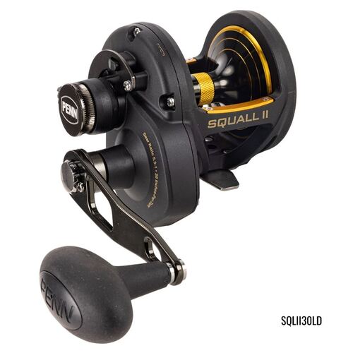 Penn SQLII30LD Squall II 30LD Overhead Fishing Reel