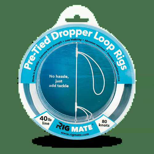 Rig Mate Pre-tied Dropper Loop Rigs - Snail Rigs - Paternoster Rig