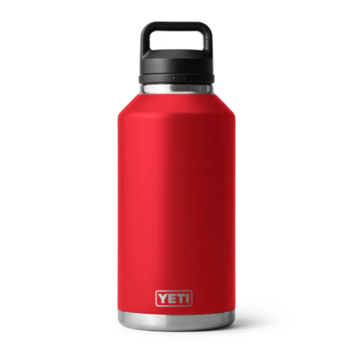 Yeti Rambler 64oz Bottle Chug Rescue Red