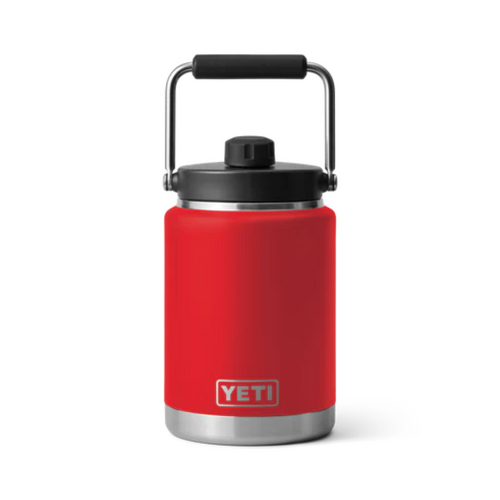 Yeti Rambler Half Gallon Jug Rescue Red