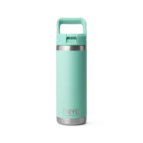 Yeti Rambler 18oz Straw Bottle Seafoam