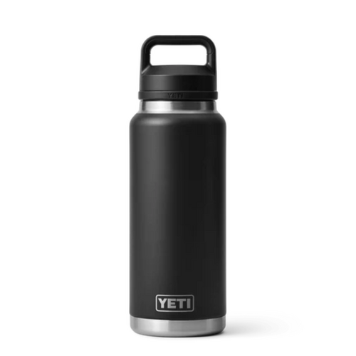 Yeti Rambler 36oz Bottle Black w/ Chug Cap V2