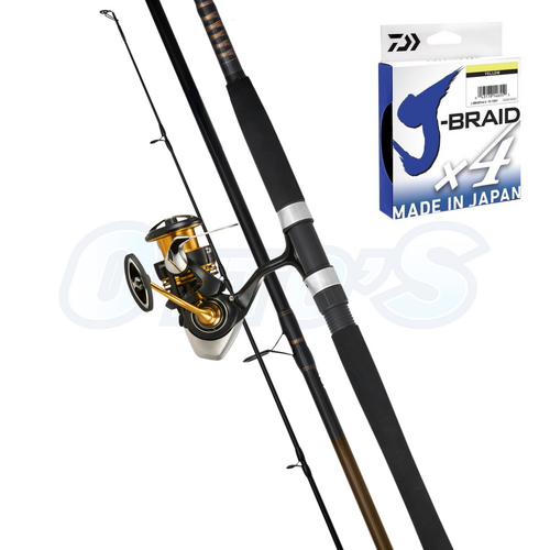 Daiwa Crossfire and Legalis Light Rock Lure Spinning Combo